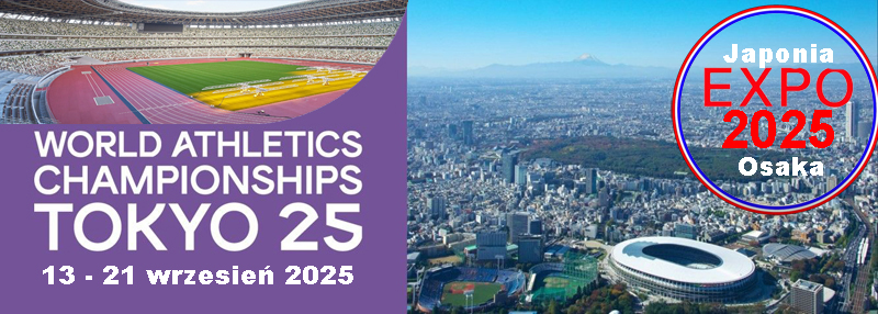 Wyjazdy do Japonii i atrakcje 2025 | BP Gryf Mistrzostwa Świata 2025 loekkoatletyka Tokio wrzesień | BP Gryf