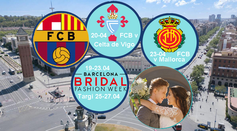 FCB i Barcelona Bridal Fashion Week i Targi Ślubne kwiecień 2025