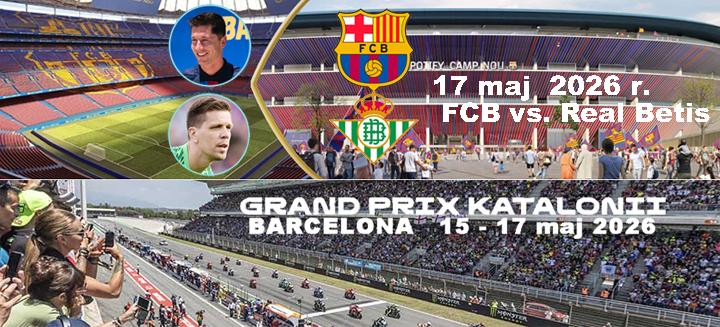 MotoGP Barcelona i FCB 17 maja 2026 wyjazdy | BP Gryf