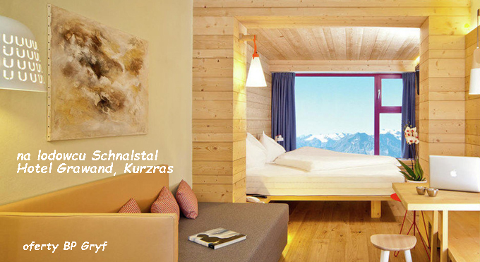 Hotel na lodowcu, dolina Val Senales, Maso Corto, Kurzras.